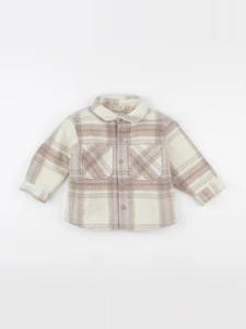 Zara - veste doublé beige - 18/24 mois