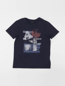 IKKS - tee-shirt bleu - 8 ans