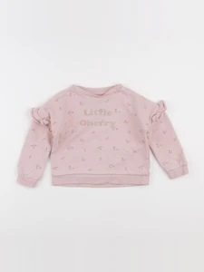 Vertbaudet - sweat rose - 3 ans