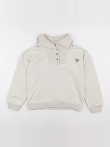 Vertbaudet - sweat beige - 12 ans