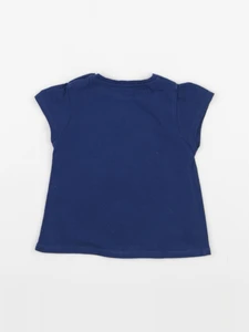 Vertbaudet - tee-shirt bleu - 6 mois