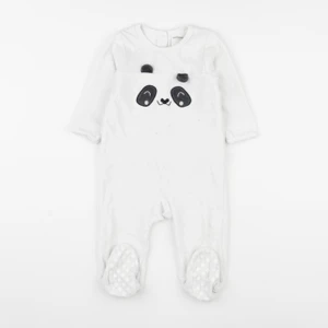 Vertbaudet - pyjama velours blanc - 12 mois