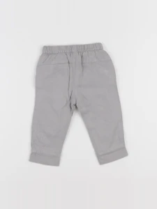 Vertbaudet - pantalon gris - 9 mois