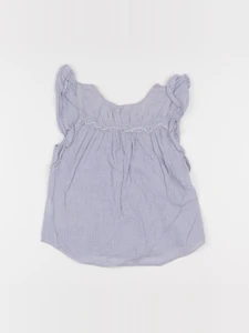 IKKS - blouse bleu, blanc - 6 ans