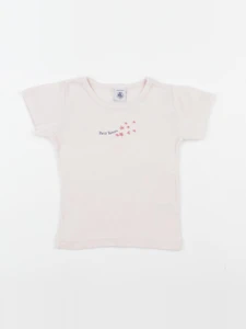 Petit Bateau - tee-shirt rose - 2 ans