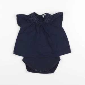 Vertbaudet - pantalon bleu - 12 mois