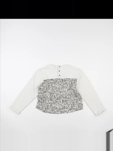 IKKS - sweat blanc - 10 ans