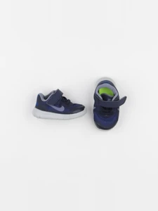 Nike - tennis à scratch/ lacets bleu - pointure 18/19