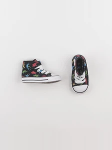 Converse - tennis à scratch/ lacets noir - pointure 20