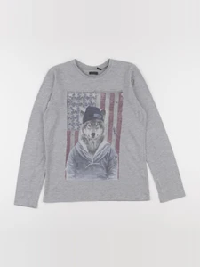 IKKS - tee-shirt gris - 12 ans