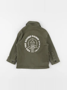 Vertbaudet - veste imprimé au dos vert - 2 ans
