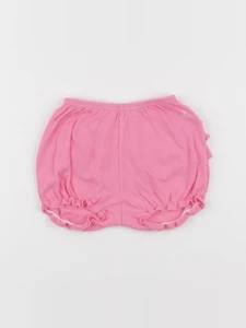 Petit Bateau - bloomer volants au dos rose - 12 mois