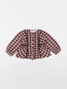 Zara - blouse rouge - 9/12 mois