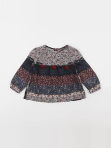 Zara - blouse multicolore - 9/12 mois