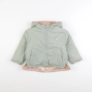 Vertbaudet - doudoune réversible rose, vert - 4 ans