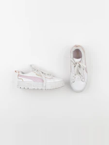 Puma - tennis à scratch/ lacets blanc - pointure 34