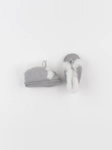 Jacadi - chaussons gris, blanc - pointure 18/19