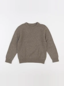 Zadig & Voltaire - pull imprimé au dos marron - 6 ans
