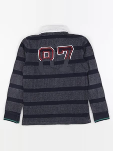 IKKS - polo gris - 8 ans
