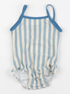 Petit Bateau - maillot de bain bleu - 6 mois