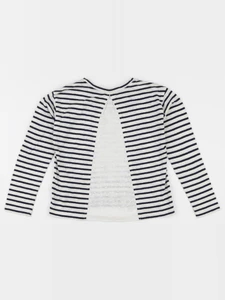IKKS - tee-shirt blanc, bleu - 8 ans