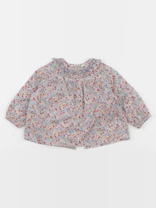 Cyrillus - blouse multicolore - 12 mois