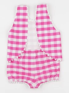 Jacadi - ensemble blanc, rose - 12 mois