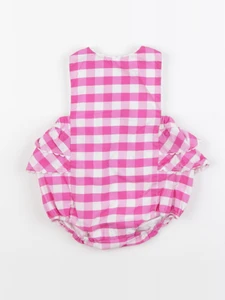 Jacadi - combinaison blanc, rose - 6 mois