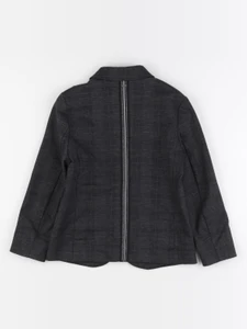 IKKS - veste imprimé au dos noir, gris - 8 ans