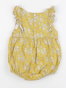 Jacadi - combinaison liberty jaune - 6 mois