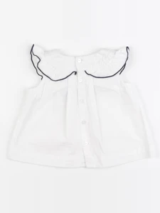Jacadi - blouse blanc - 6 mois
