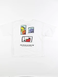 Zara - tee-shirt imprimé au dos blanc - 6/7 ans