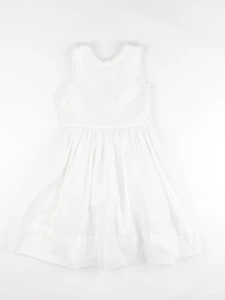 Cyrillus - robe blanc - 8 ans