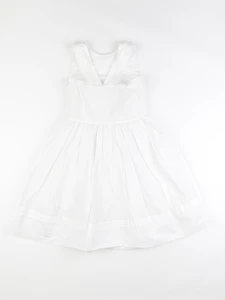 Cyrillus - robe blanc - 8 ans