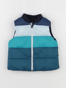 Jacadi - doudoune réversible bleu - 24 mois