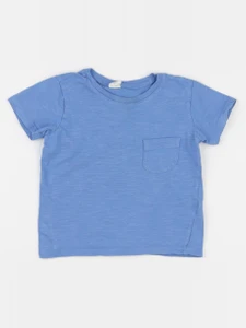 H&M - tee-shirt bleu - 2/3 ans