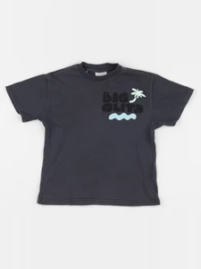 Zara - tee-shirt imprimé au dos gris - 18/24 mois