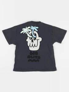 Zara - tee-shirt imprimé au dos gris - 18/24 mois