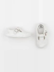 Vertbaudet - tennis à scratch/ lacets blanc - pointure 23