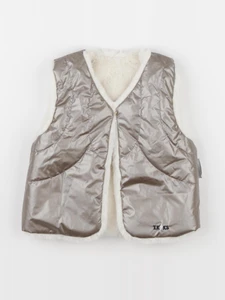 IKKS - gilet réversible beige, gris - 3 ans