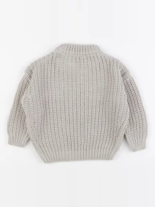 Kids of April  - pull gris, beige - 5/6 ans