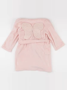H&M - robe de chambre rose - 4/6 ans