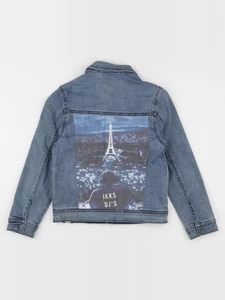 IKKS - veste imprimé au dos bleu - 8 ans