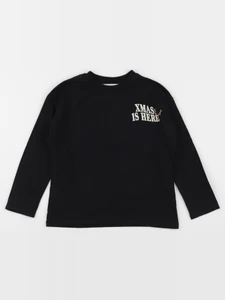 Zara - tee-shirt noir - 6/7 ans