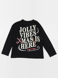 Zara - tee-shirt noir - 6/7 ans