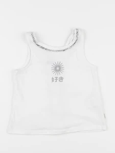IKKS - débardeur blanc, argent - 6 ans