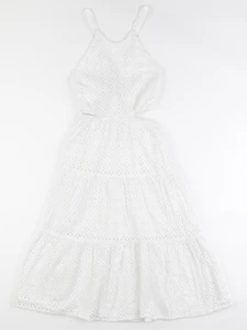 Monoprix - robe blanc - 10 ans