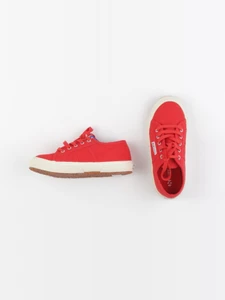 Superga - tennis à scratch/ lacets rouge - pointure 30