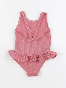 Boutchou - maillot de bain blanc, rouge - 18 mois