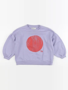 Piupiuchick - sweat imprimé au dos violet - 6 ans